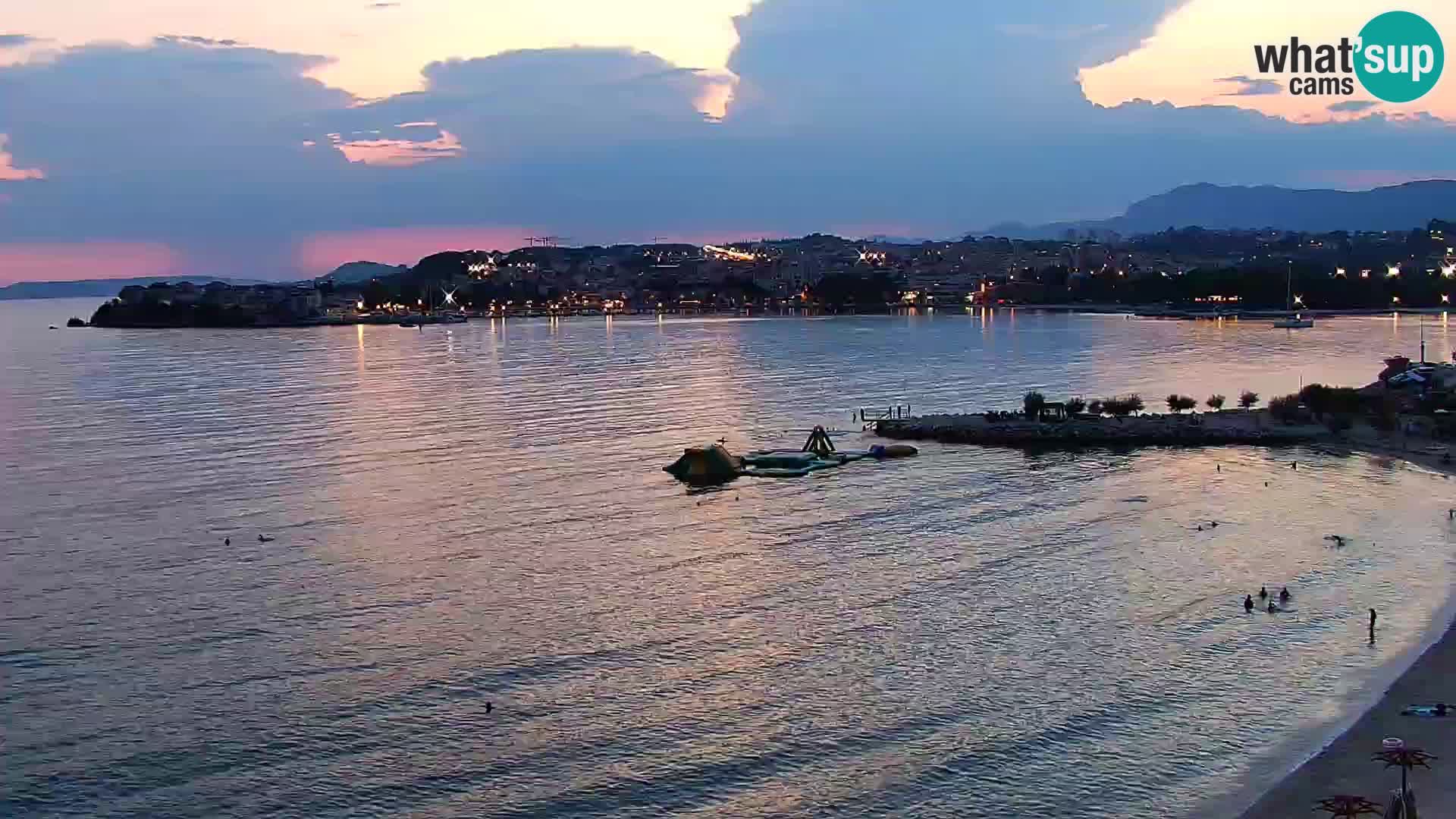 Web kamera Plaža Podstrana – Pogled uživo