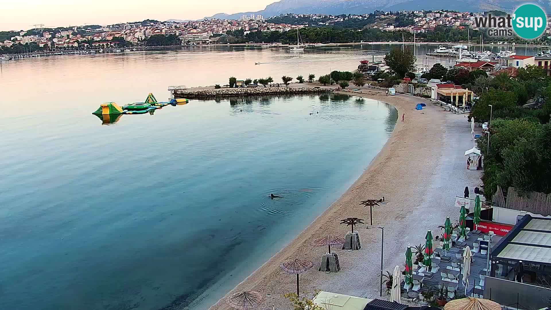 Web kamera Plaža Podstrana – Pogled uživo