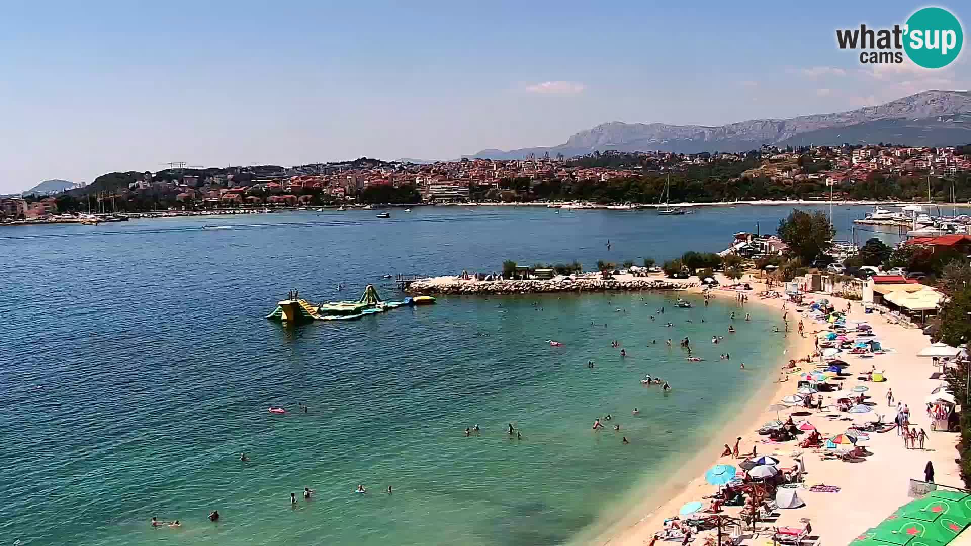 Web kamera Plaža Podstrana – Pogled uživo