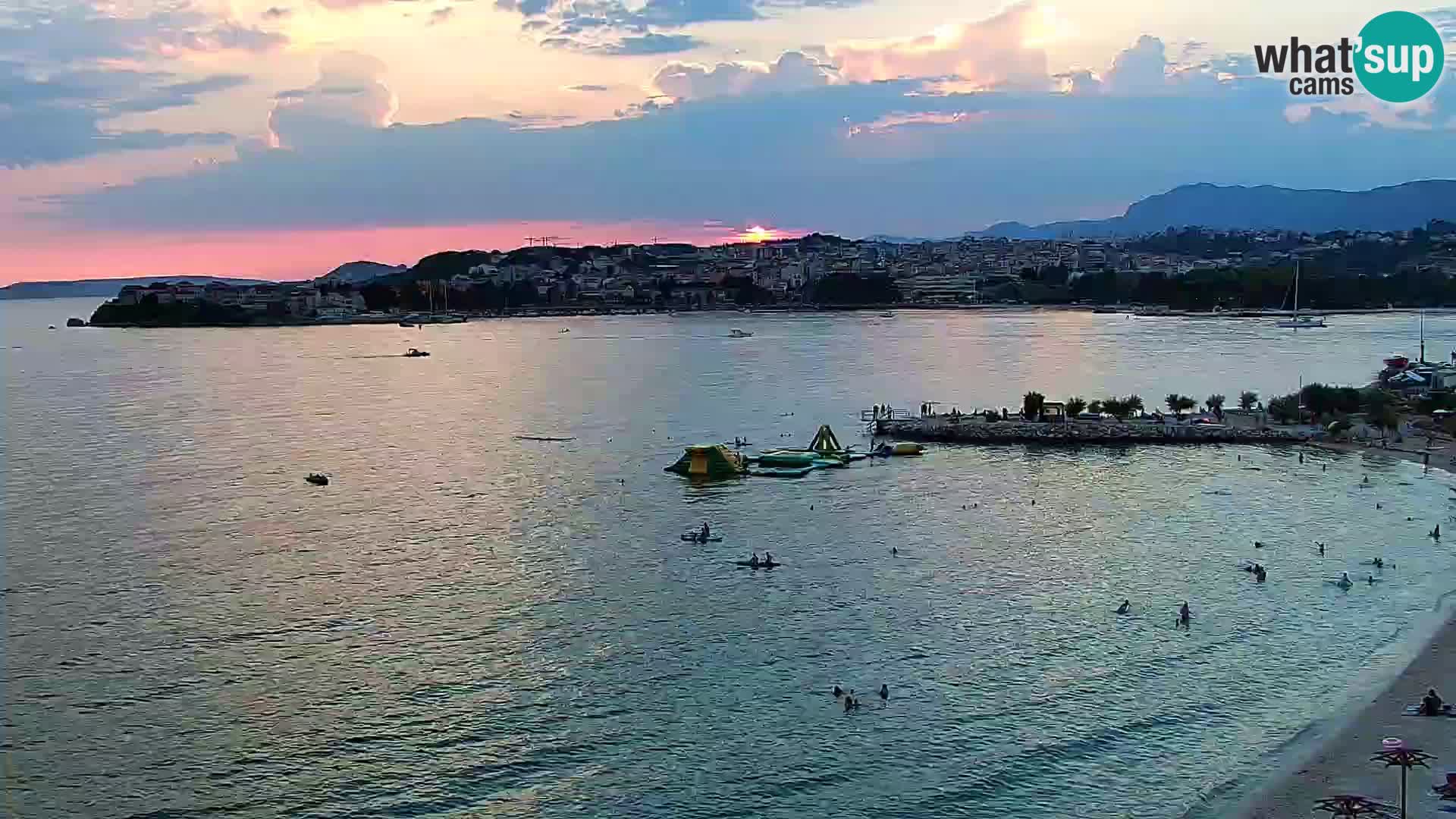 Web kamera Plaža Podstrana – Pogled uživo