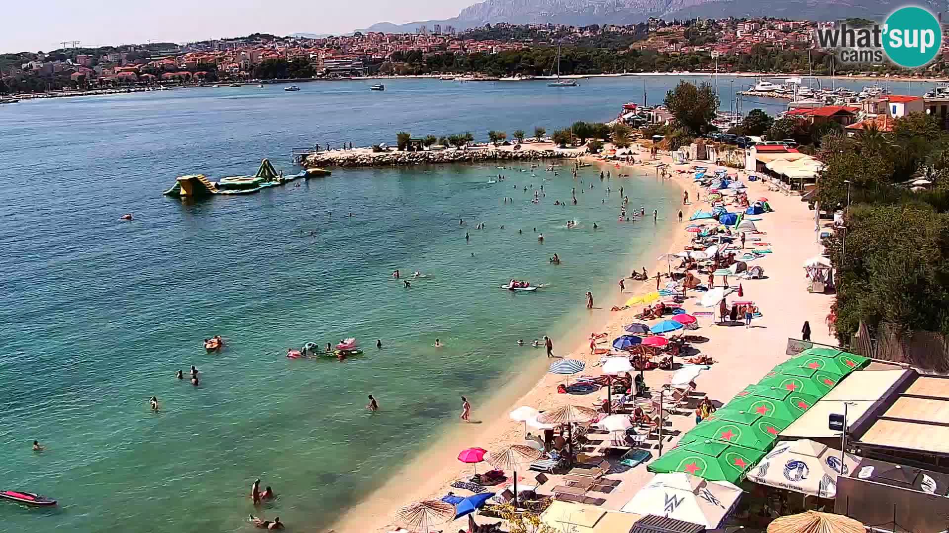 Podstrana Strand Webcam – Liveblick vom Hotel Split