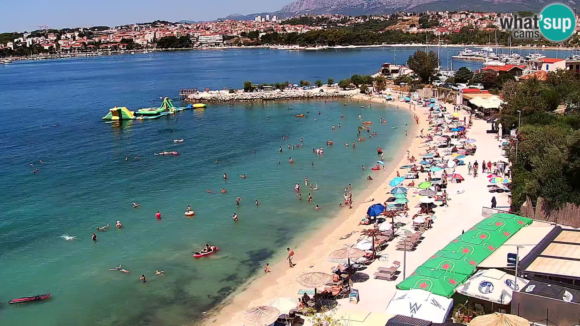 Podstrana Strand Webcam – Liveblick vom Hotel Split