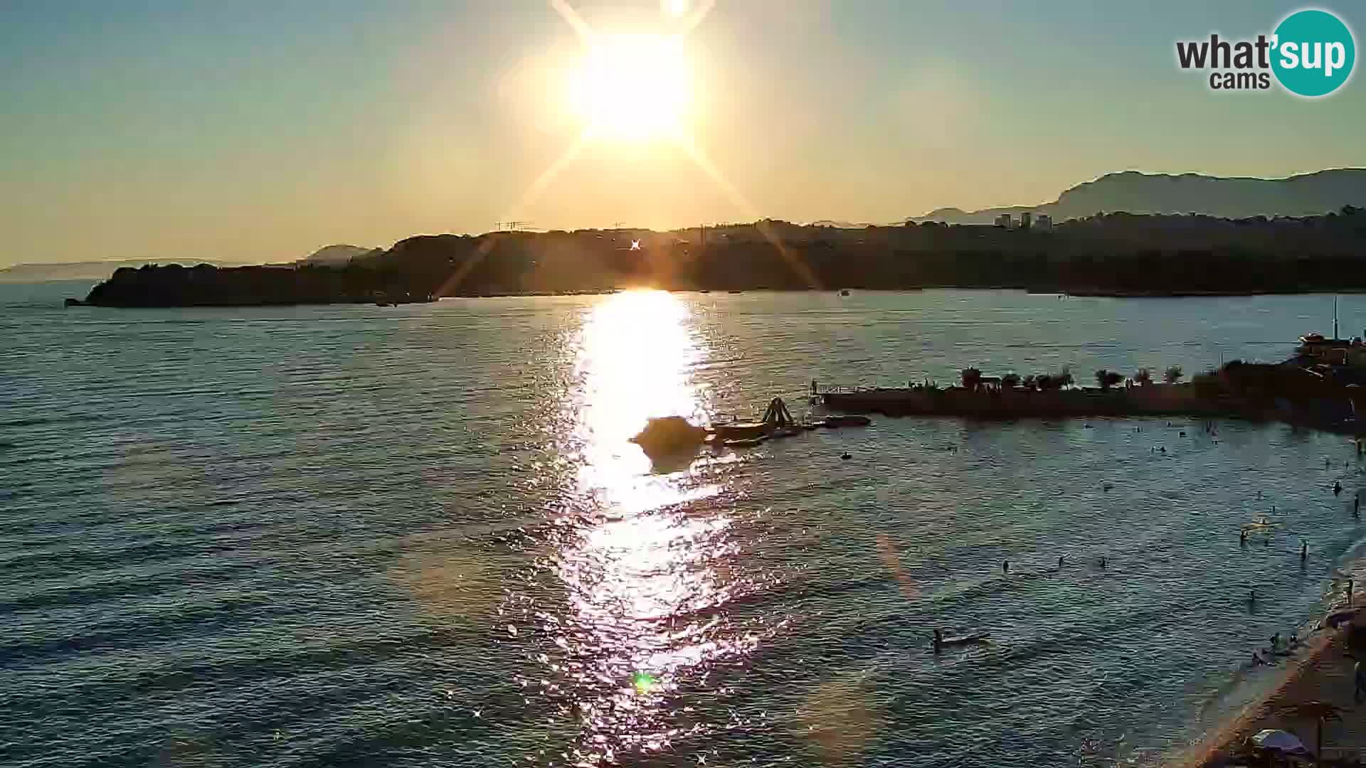 Spletna kamera Plaža Podstrana – Pogled v živo