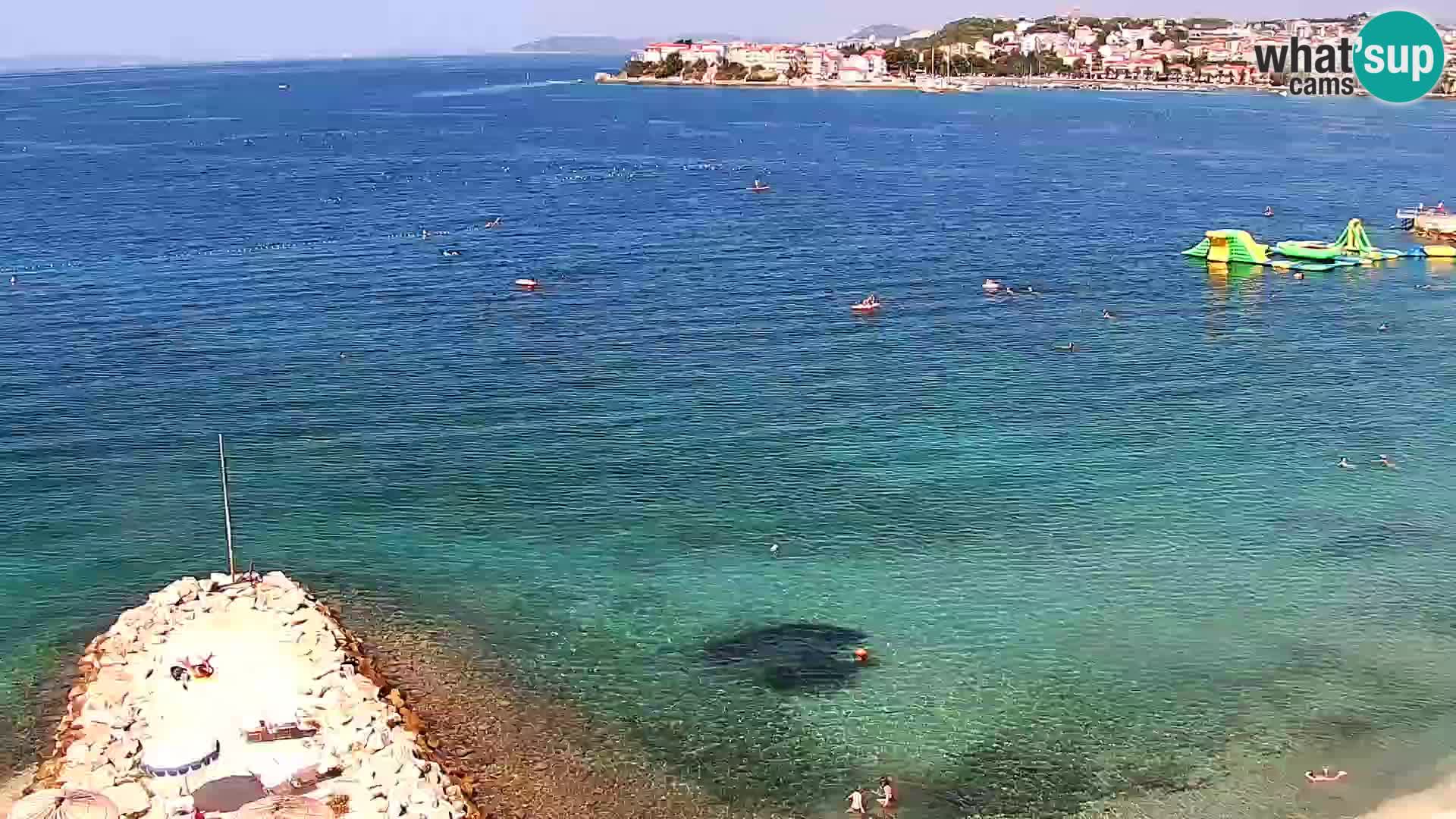 Web kamera Plaža Podstrana – Pogled uživo