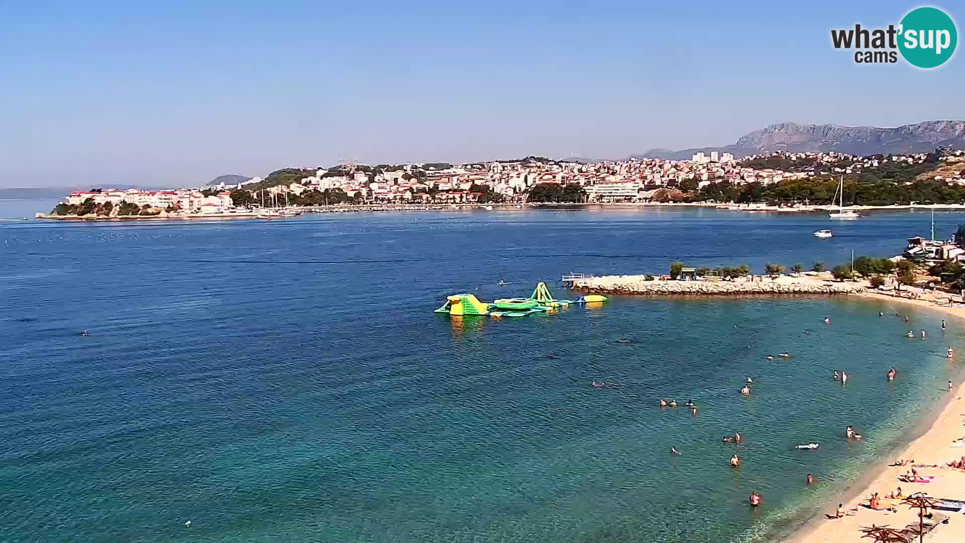 Web kamera Plaža Podstrana – Pogled uživo
