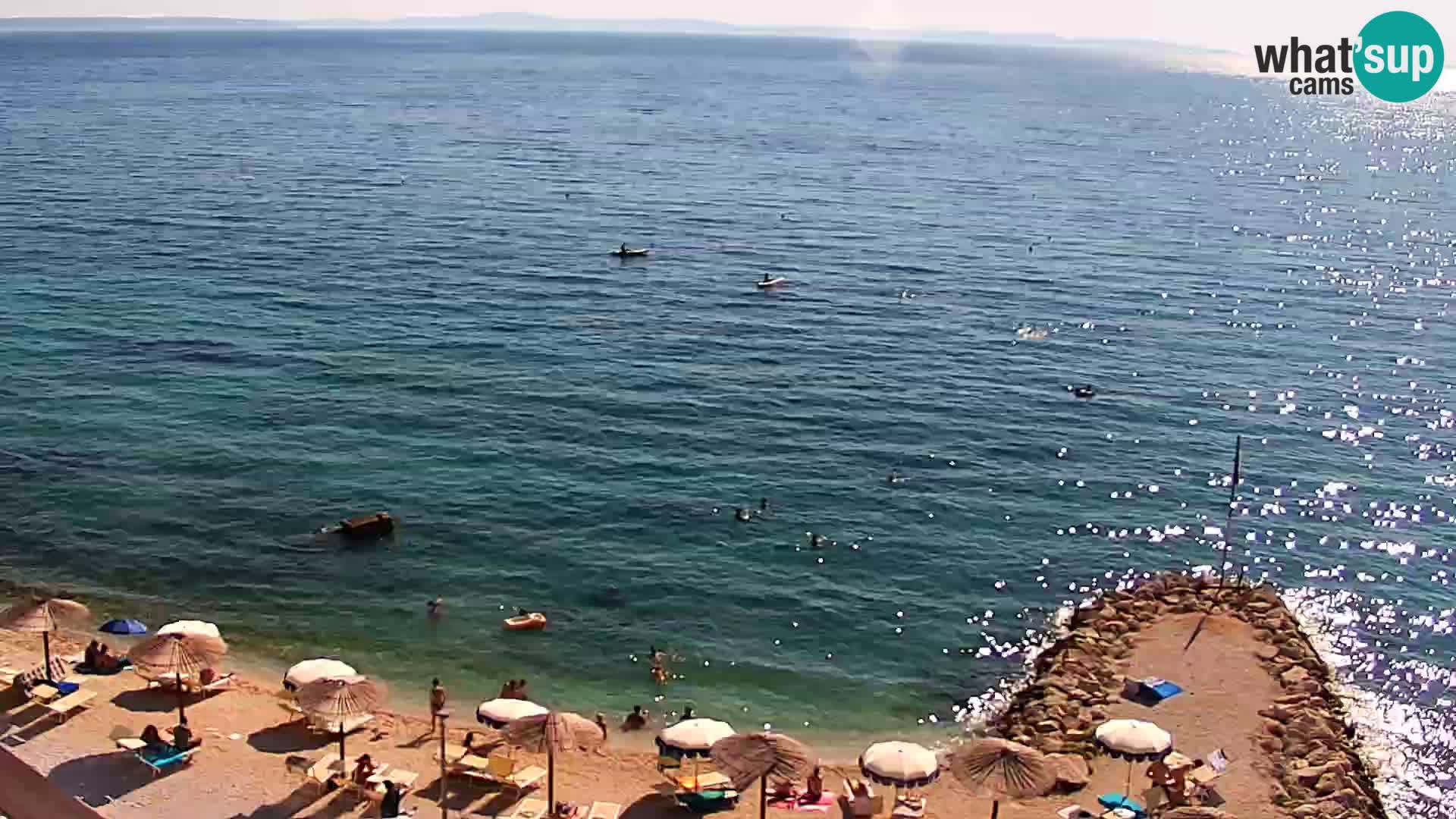 Webcam plage de Podstrana – Vue en direct depuis Hotel Split