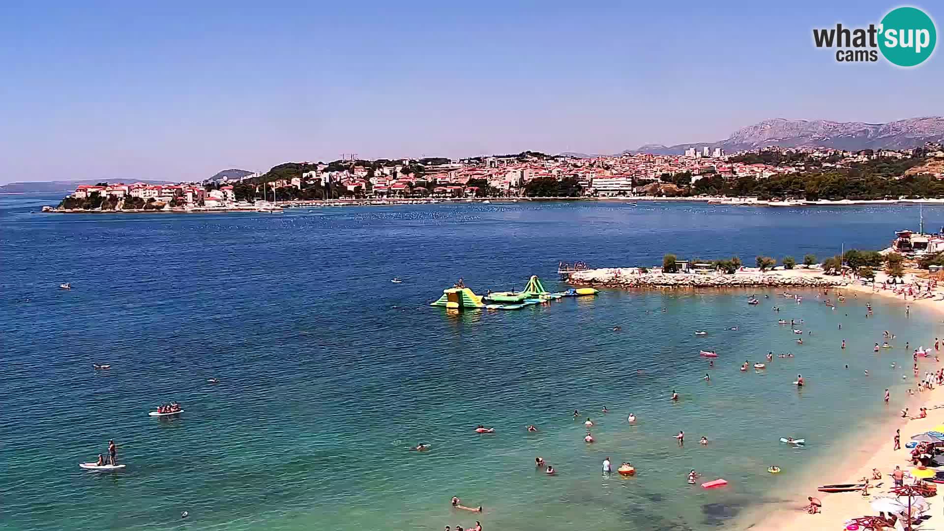 Webcam plage de Podstrana – Vue en direct depuis Hotel Split