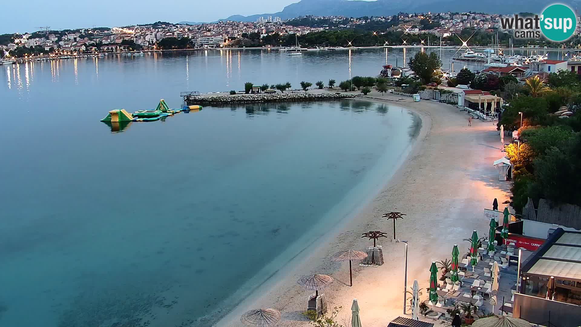 Web kamera Plaža Podstrana – Pogled uživo