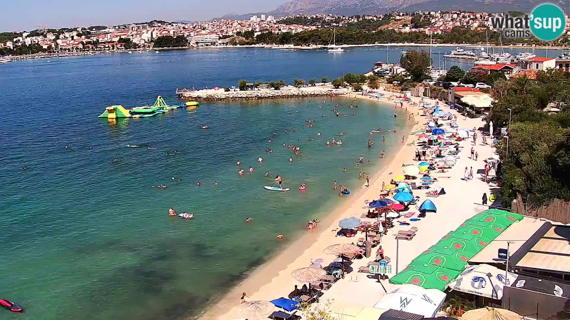 Web kamera Plaža Podstrana – Pogled uživo