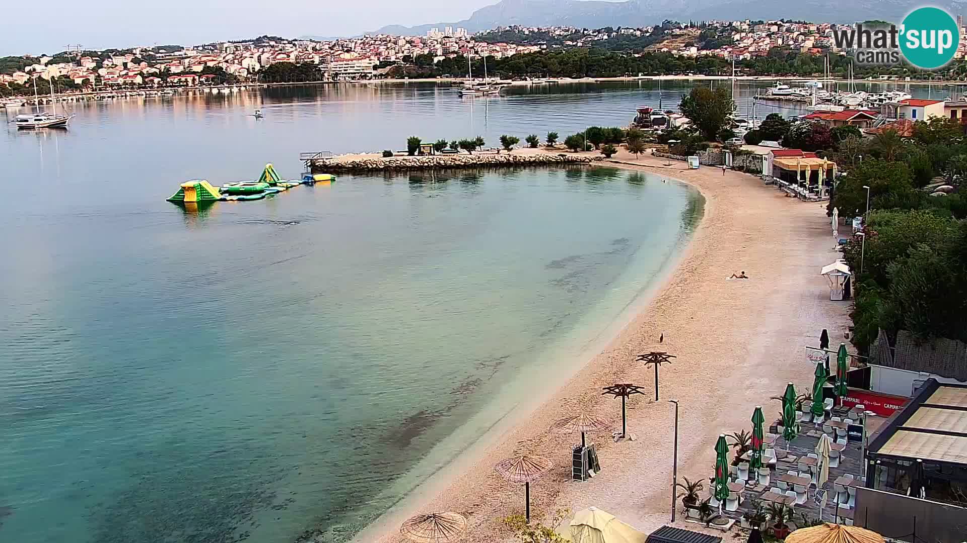 Webcam plage de Podstrana – Vue en direct depuis Hotel Split