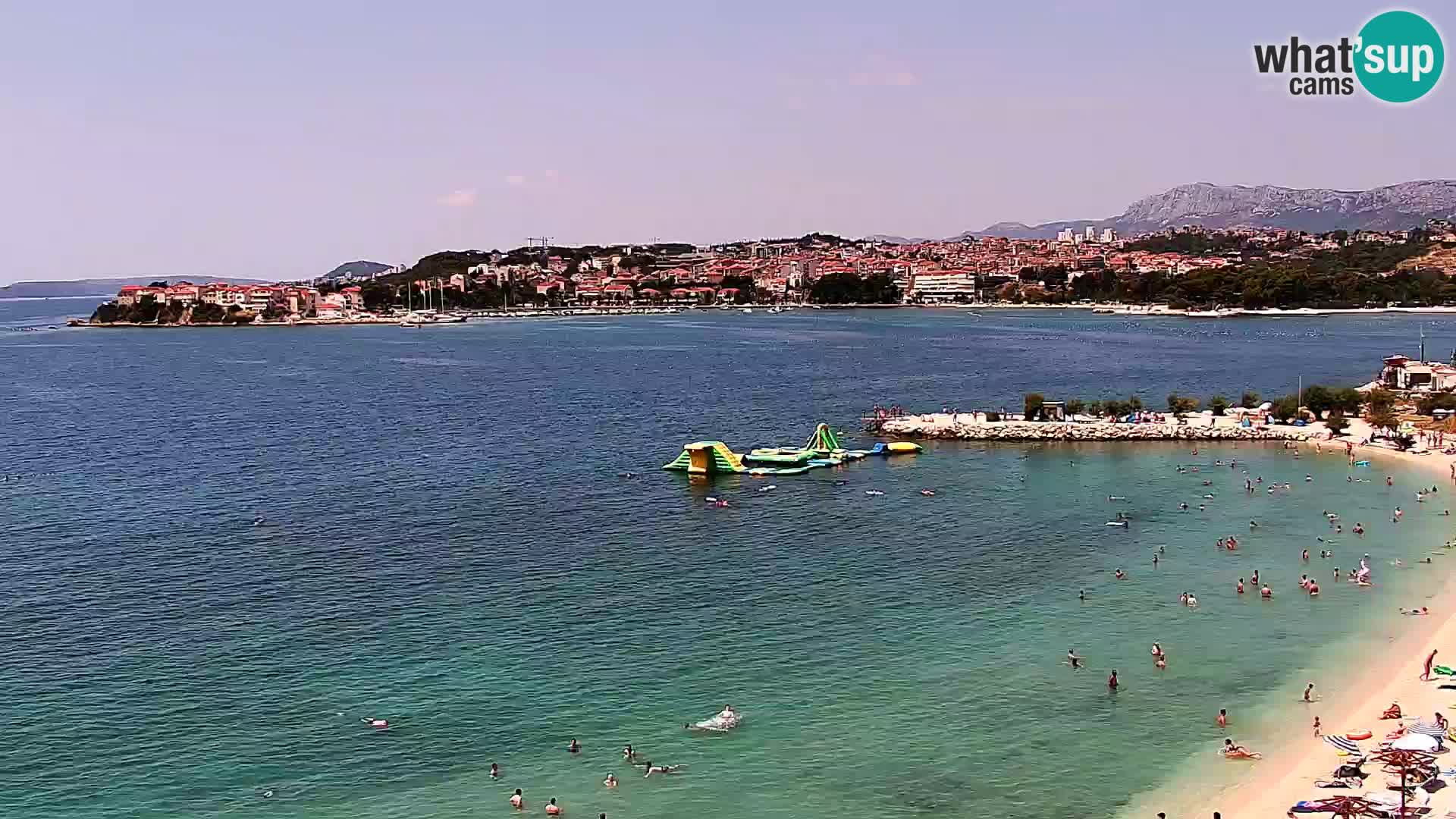 Spletna kamera Plaža Podstrana – Pogled v živo
