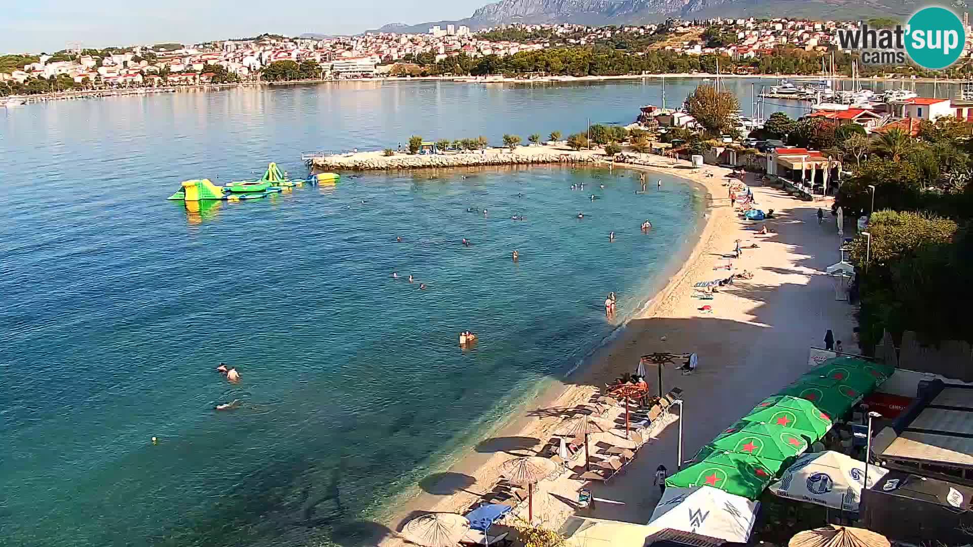 Webcam Playa de Podstrana – Vista en directo desde Hotel Split
