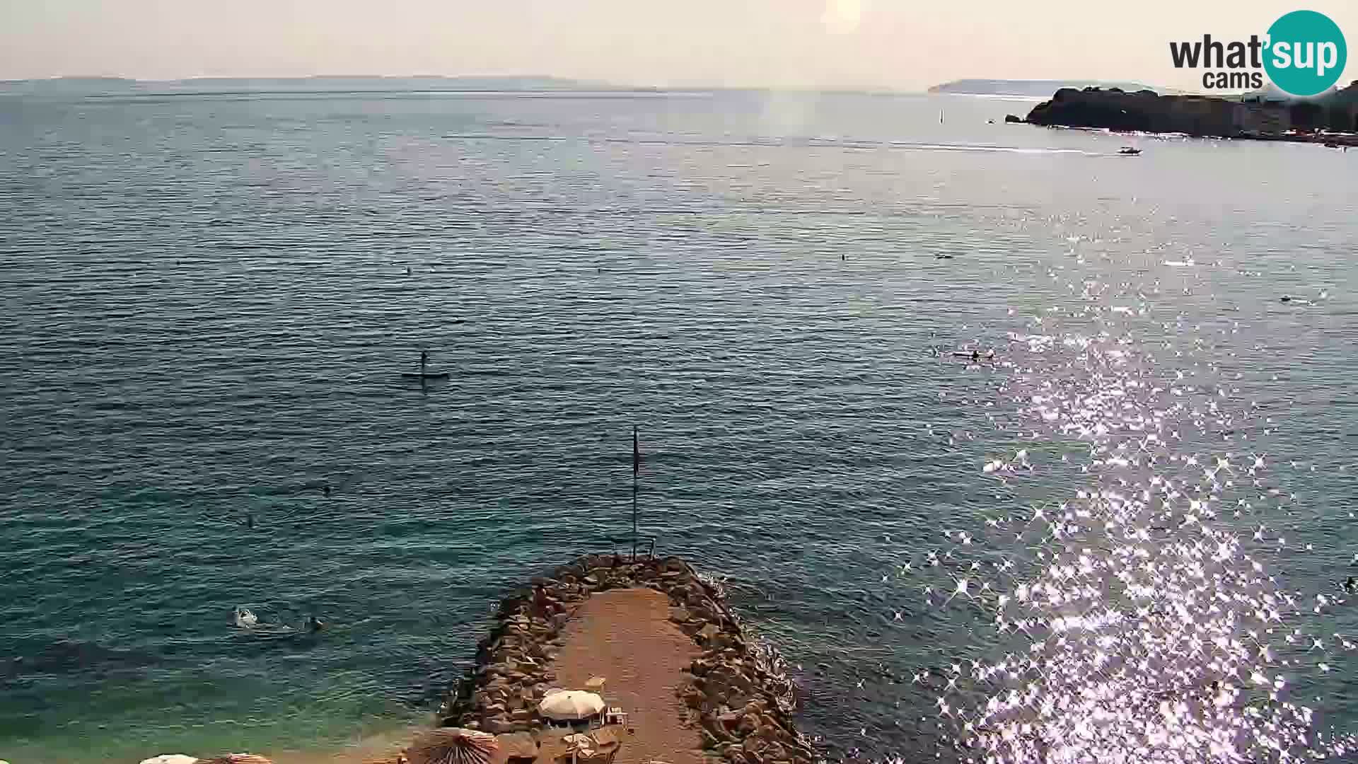 Webcam plage de Podstrana – Vue en direct depuis Hotel Split