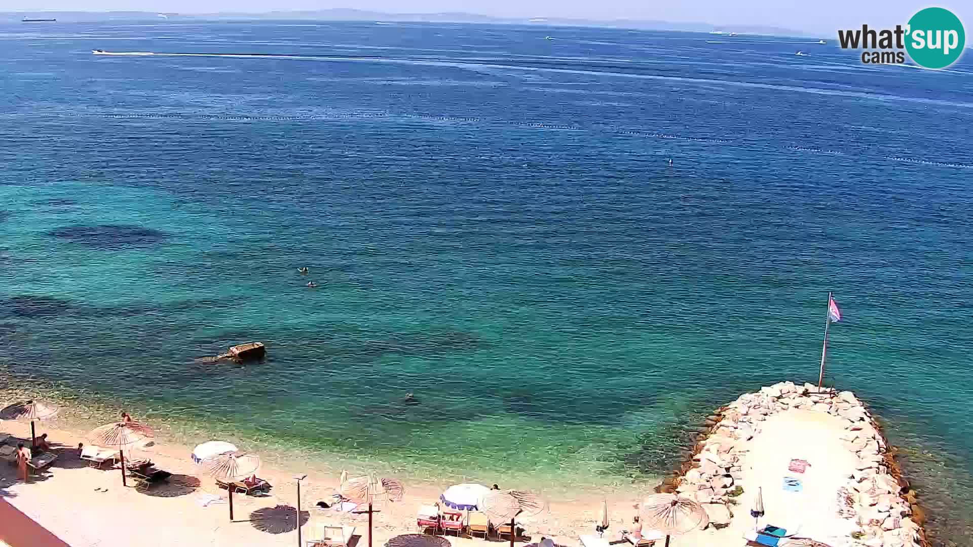 Webcam Playa de Podstrana – Vista en directo desde Hotel Split