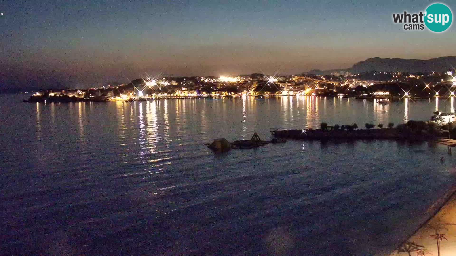 Podstrana Strand Webcam – Liveblick vom Hotel Split