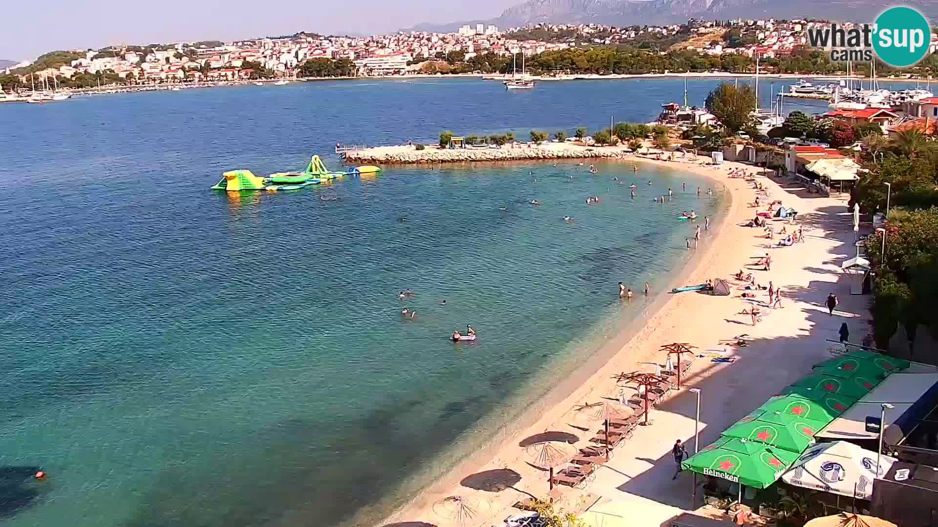 Webcam Playa de Podstrana – Vista en directo desde Hotel Split