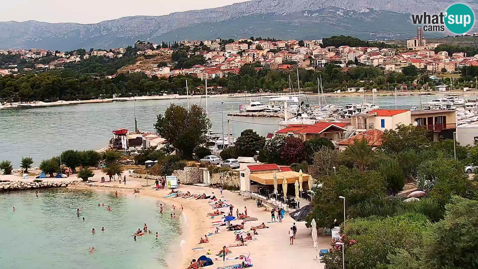 Webcam plage de Podstrana – Vue en direct depuis Hotel Split