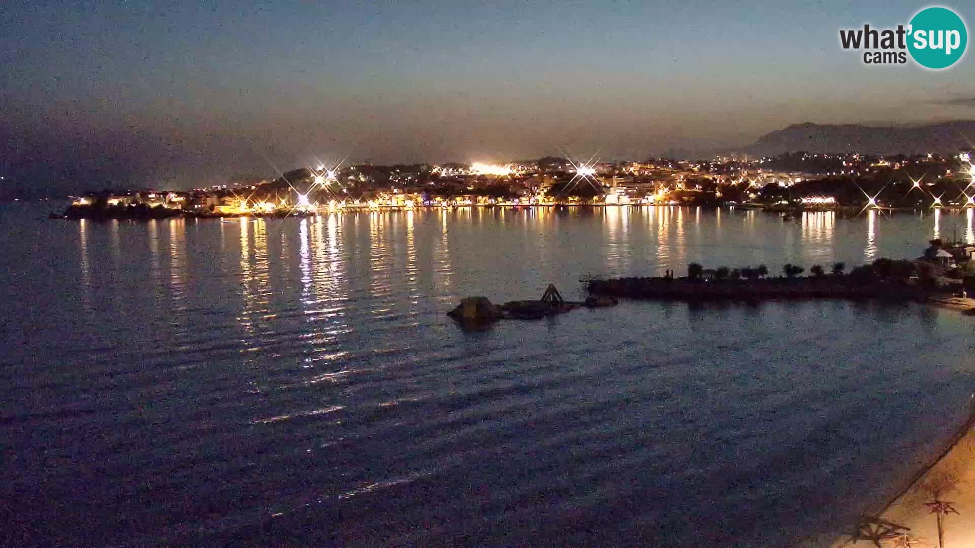 Webcam plage de Podstrana – Vue en direct depuis Hotel Split