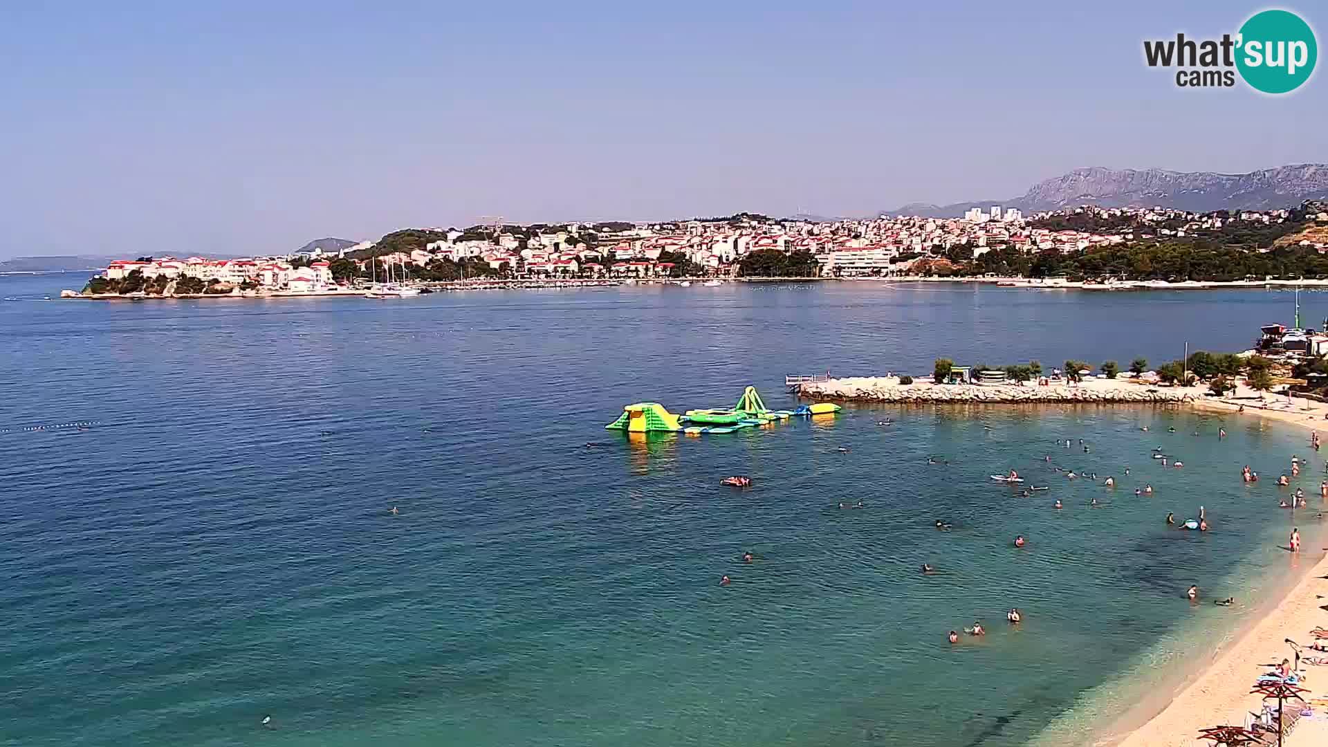 Webcam plage de Podstrana – Vue en direct depuis Hotel Split