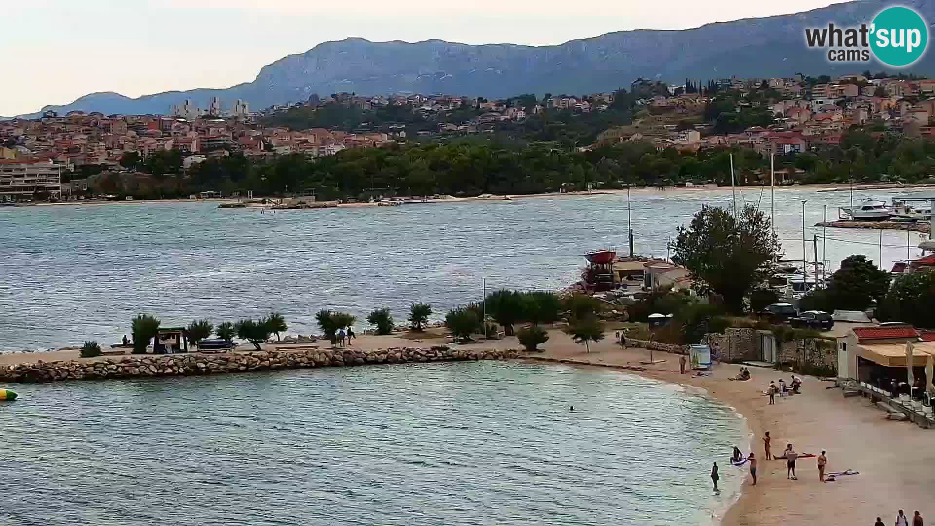 Spletna kamera Plaža Podstrana – Pogled v živo