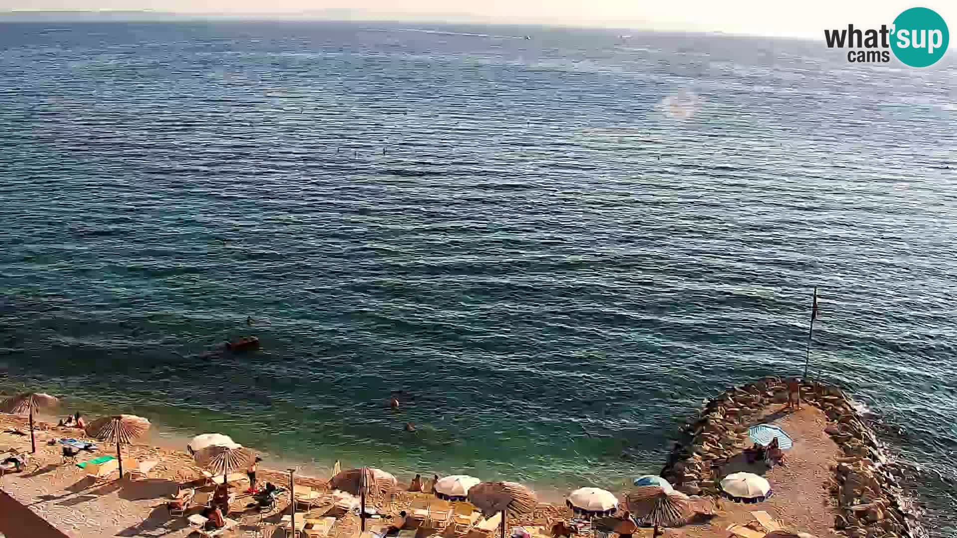 Webcam Playa de Podstrana – Vista en directo desde Hotel Split