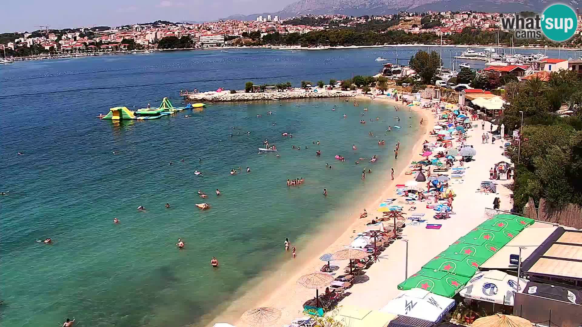 Web kamera Plaža Podstrana – Pogled uživo
