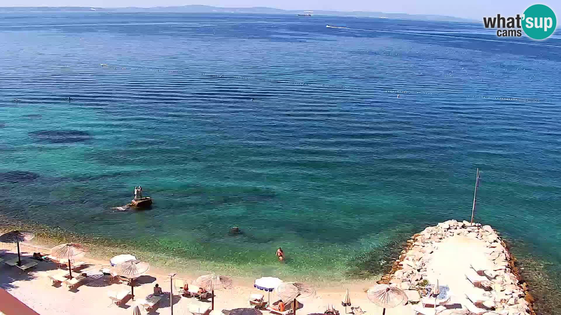 Webcam plage de Podstrana – Vue en direct depuis Hotel Split