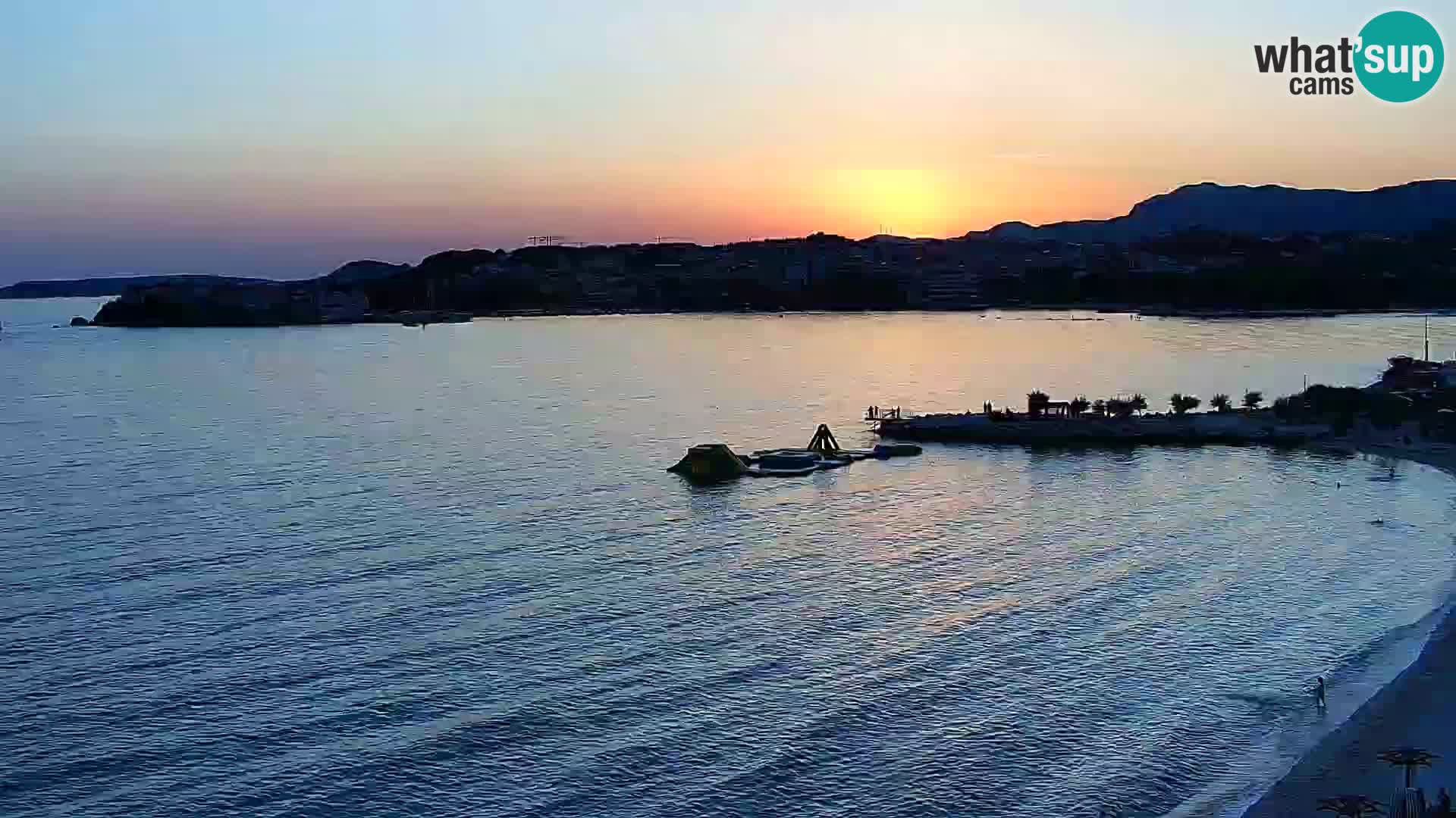 Webcam plage de Podstrana – Vue en direct depuis Hotel Split