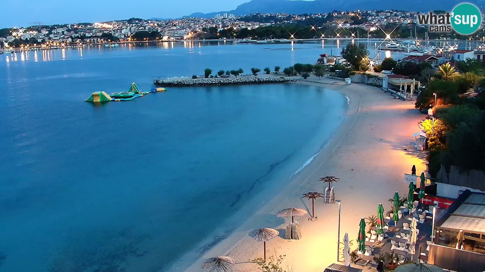 Webcam plage de Podstrana – Vue en direct depuis Hotel Split