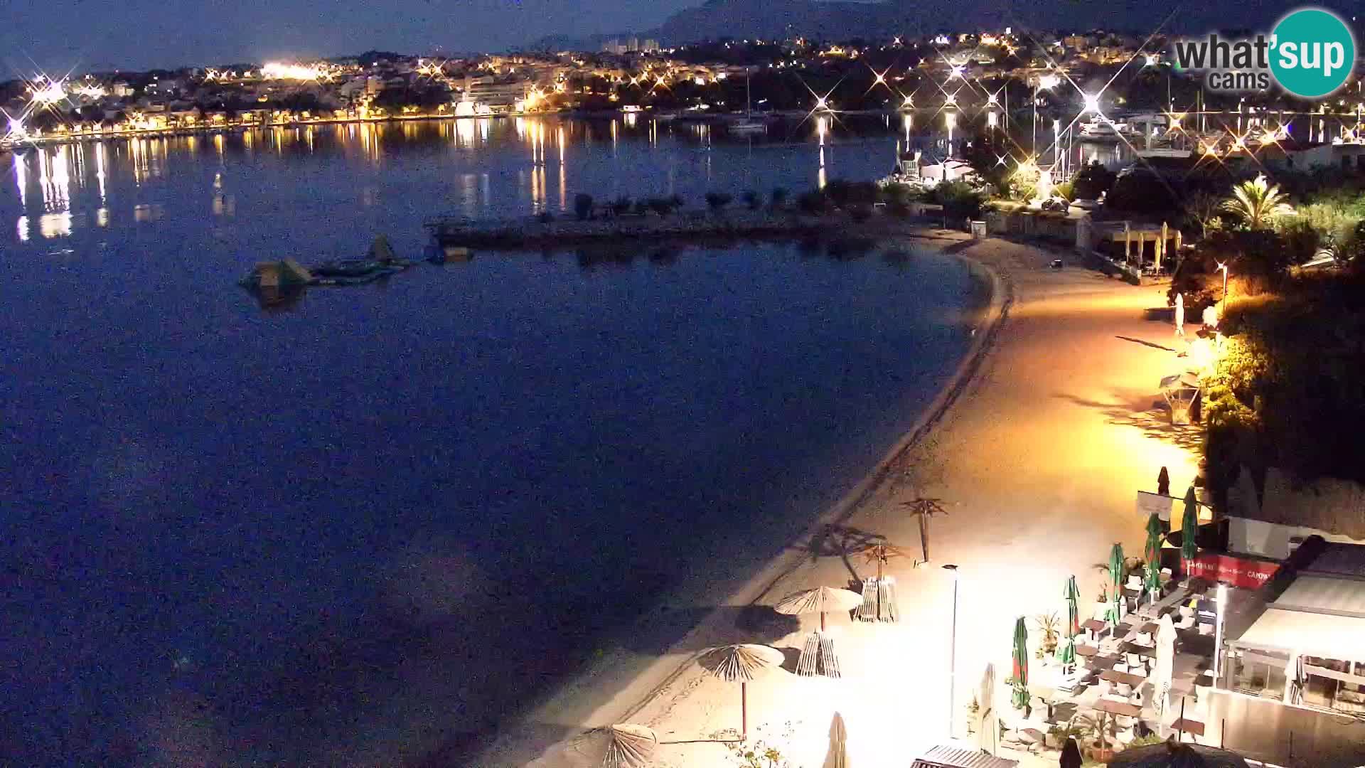 Spletna kamera Plaža Podstrana – Pogled v živo