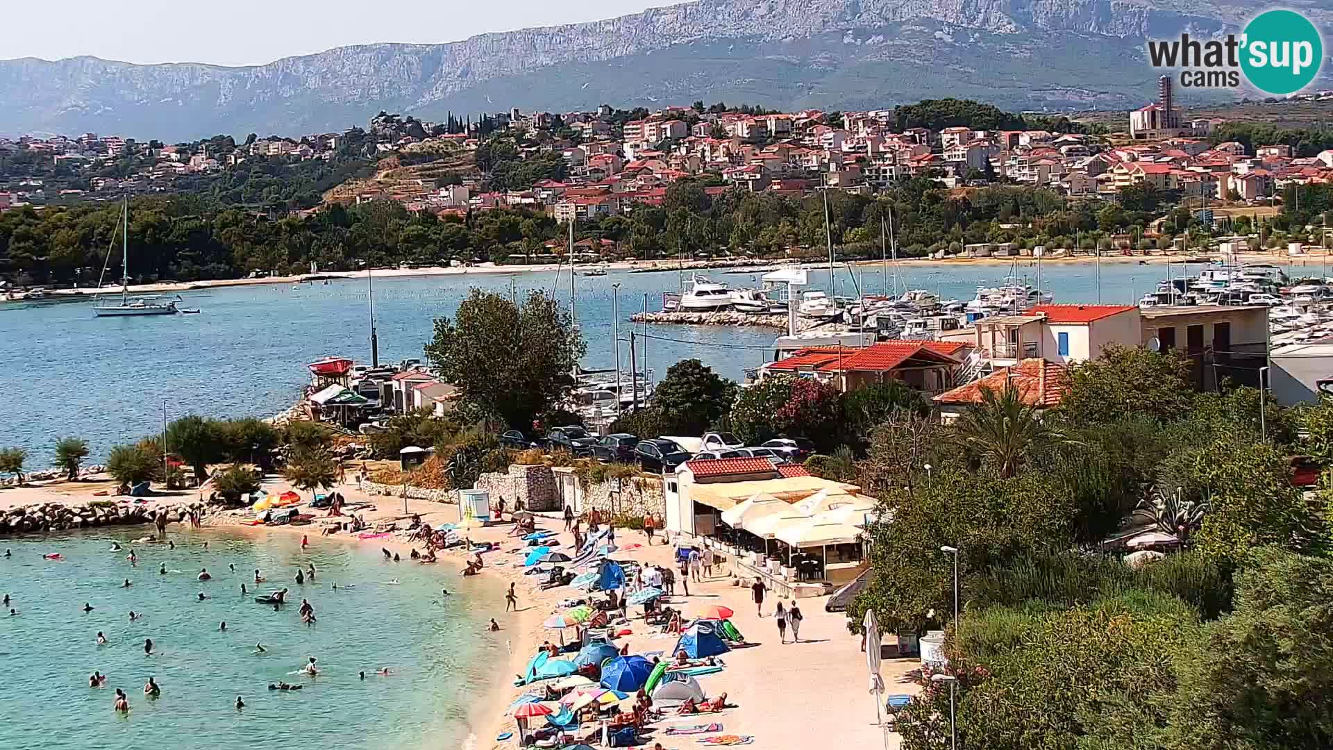 Webcam Playa de Podstrana – Vista en directo desde Hotel Split