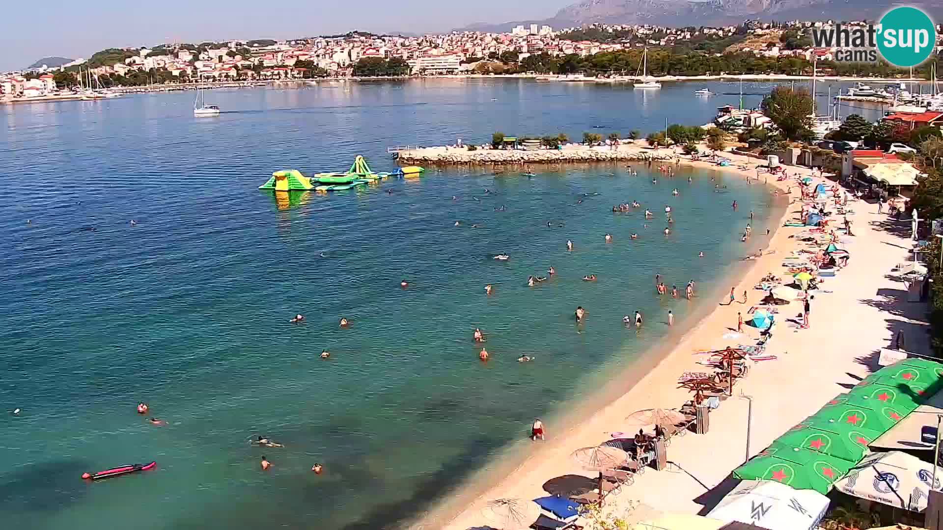 Webcam plage de Podstrana – Vue en direct depuis Hotel Split