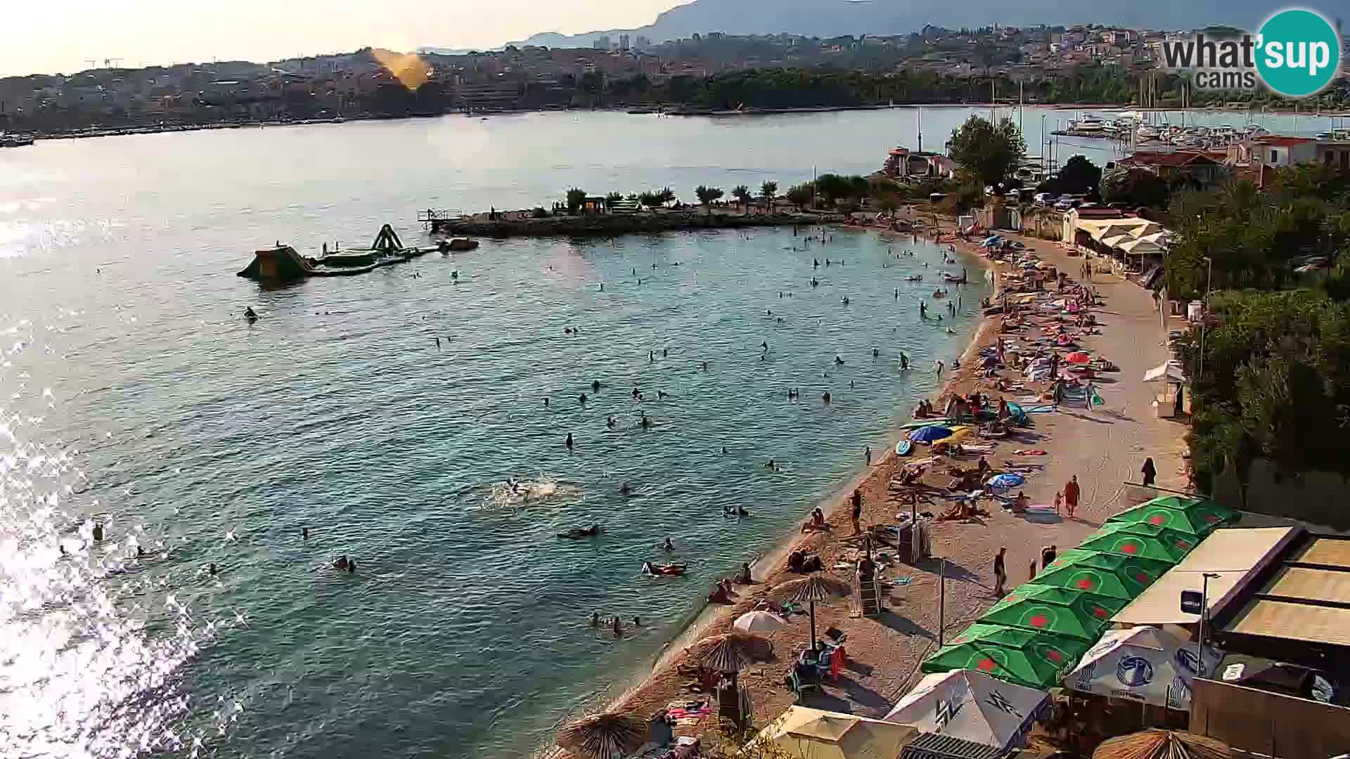 Web kamera Plaža Podstrana – Pogled uživo