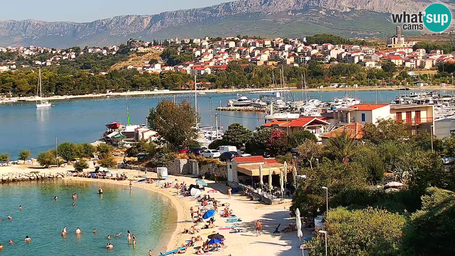 Webcam Playa de Podstrana – Vista en directo desde Hotel Split
