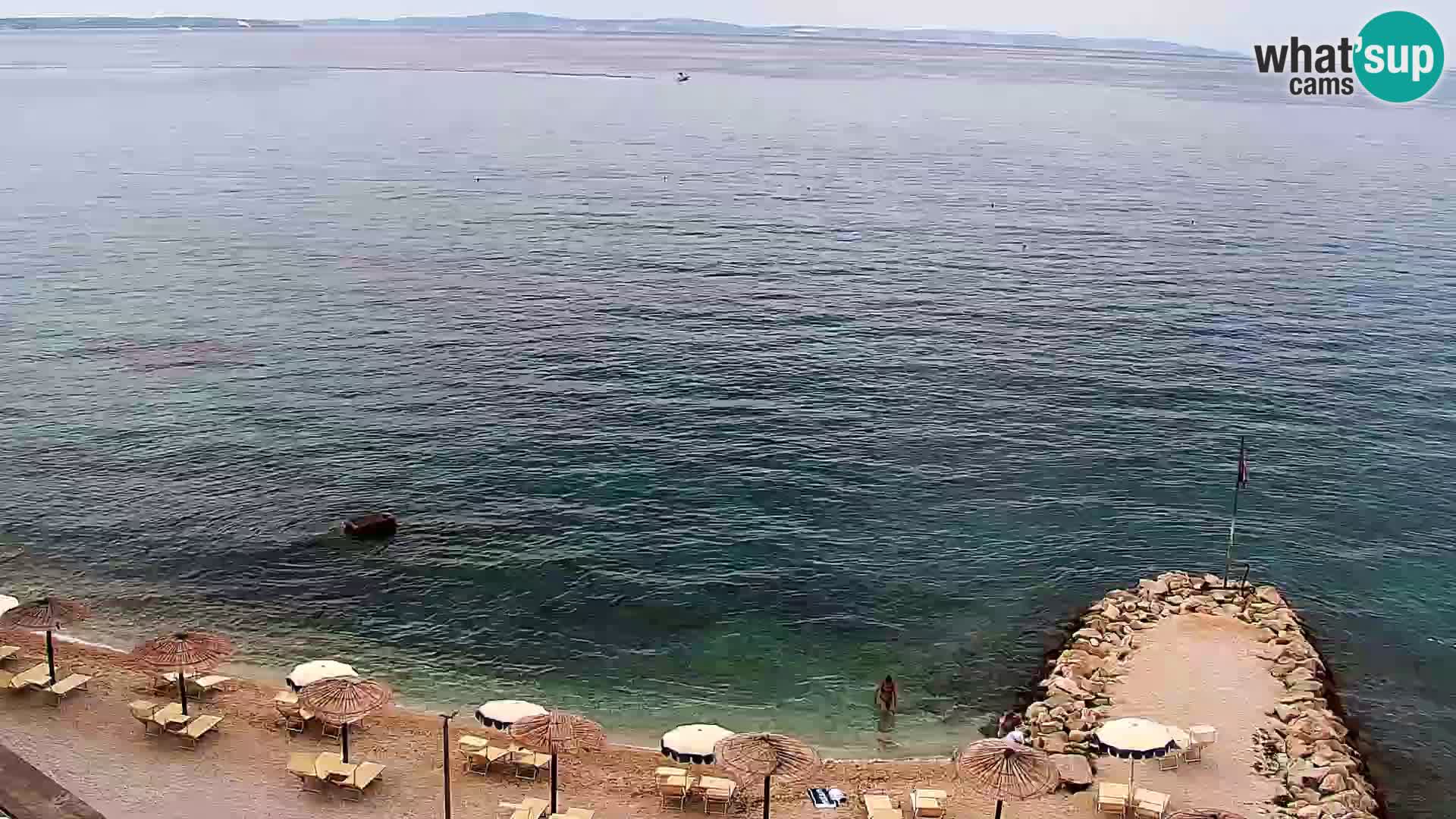 Webcam Playa de Podstrana – Vista en directo desde Hotel Split