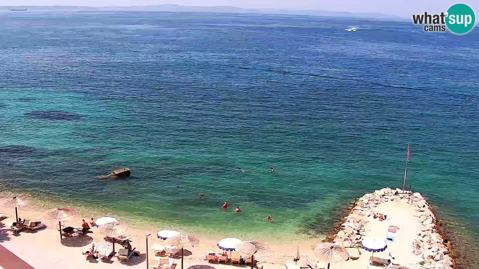 Webcam Spiaggia di Podstrana – Diretta dall’Hotel Split