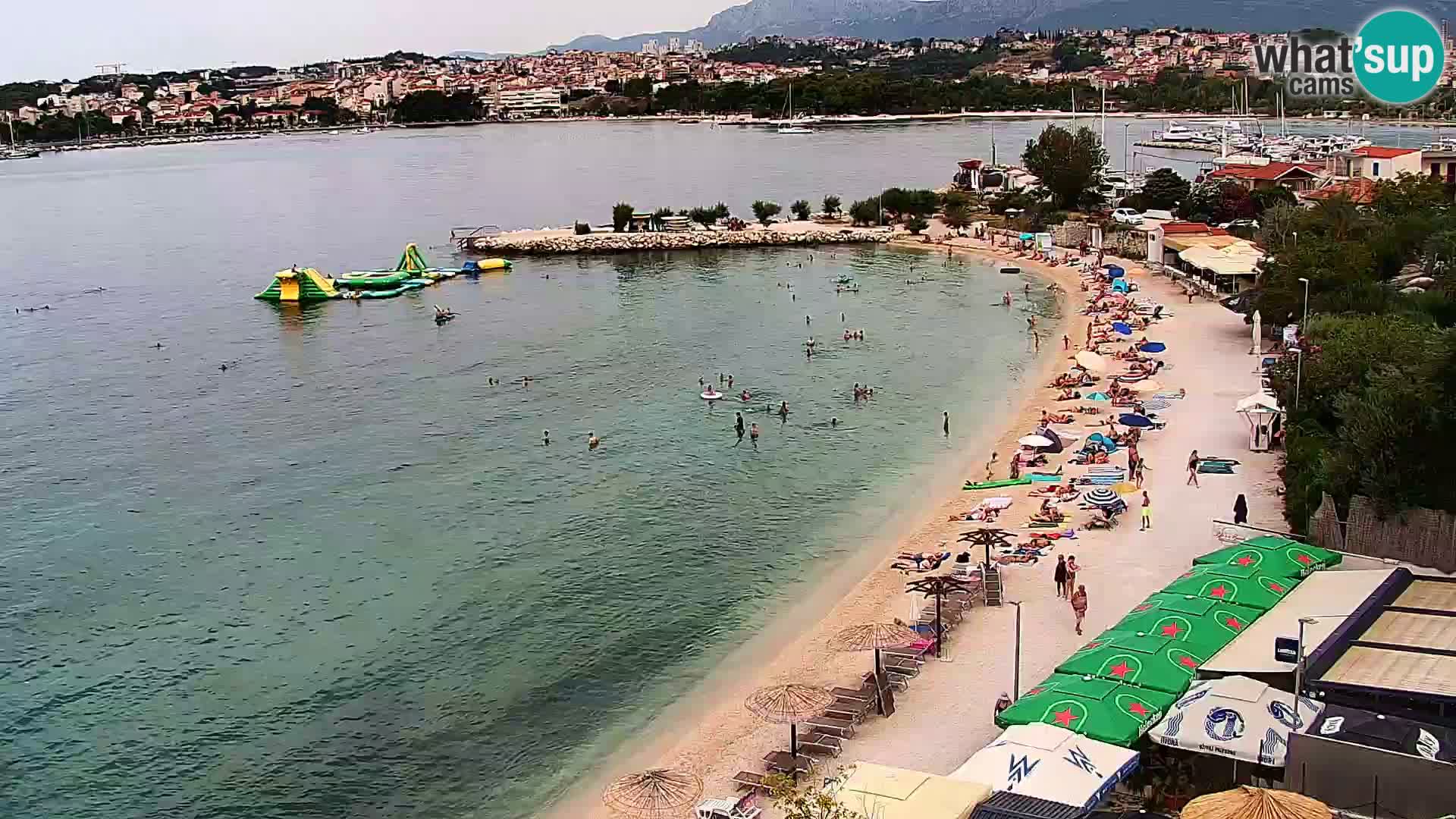 Webcam plage de Podstrana – Vue en direct depuis Hotel Split