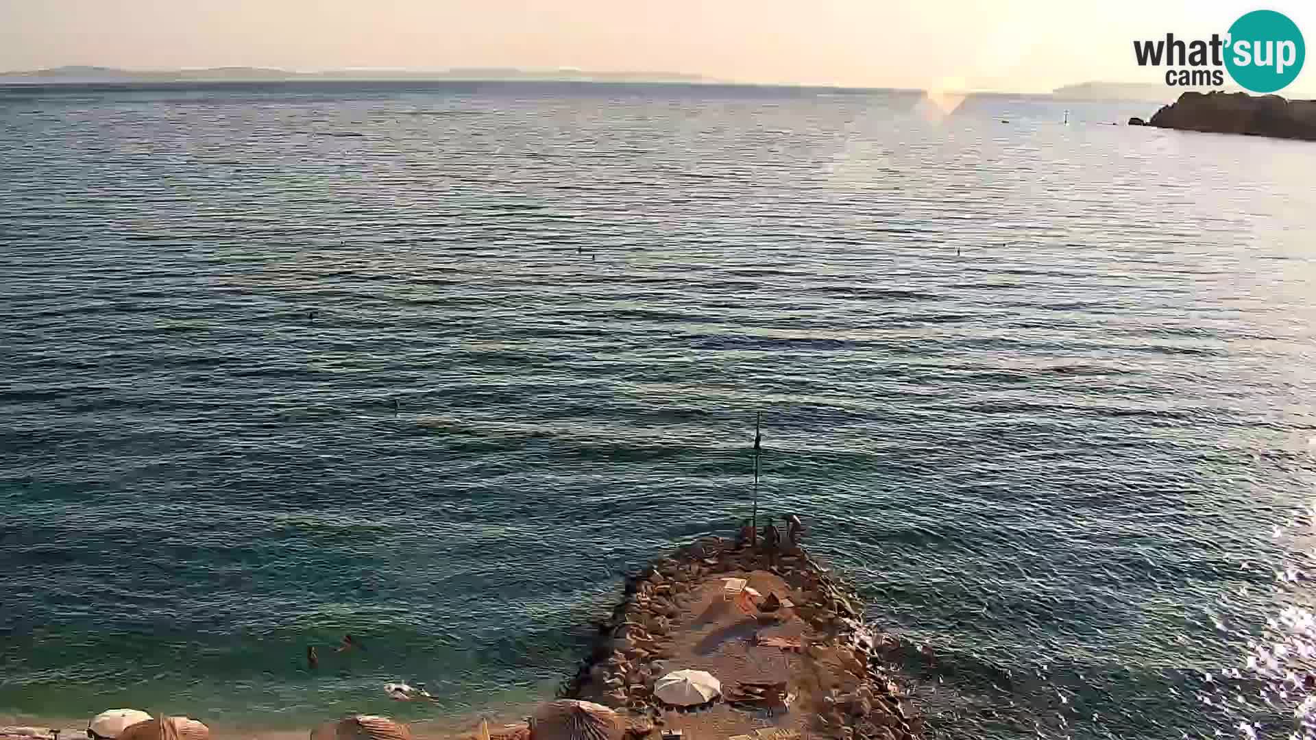Webcam plage de Podstrana – Vue en direct depuis Hotel Split