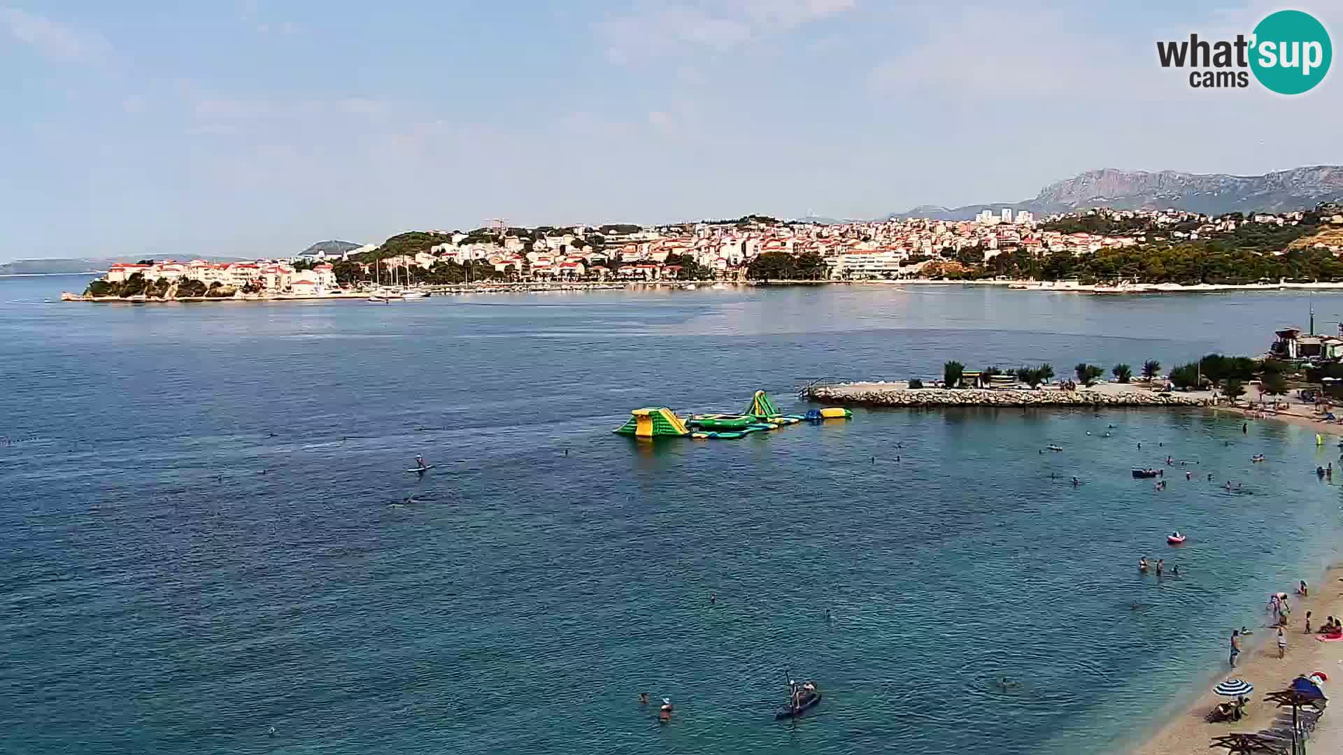 Spletna kamera Plaža Podstrana – Pogled v živo
