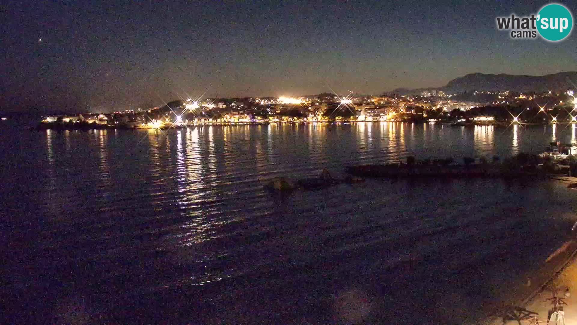 Webcam plage de Podstrana – Vue en direct depuis Hotel Split