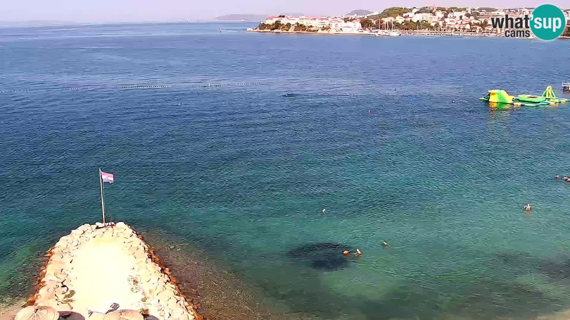 Webcam plage de Podstrana – Vue en direct depuis Hotel Split