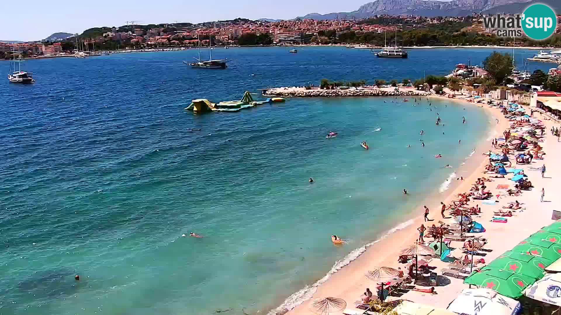 Web kamera Plaža Podstrana – Pogled uživo