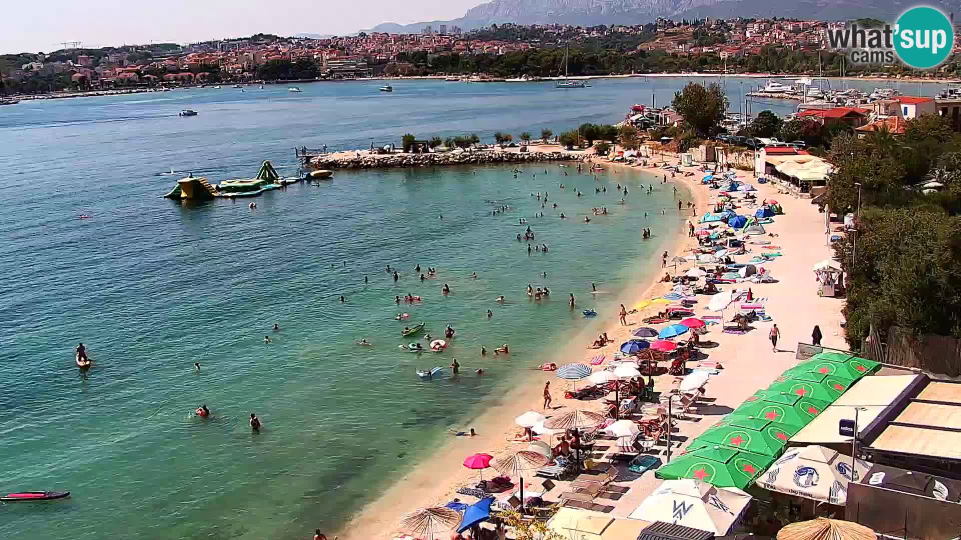 Webcam Playa de Podstrana – Vista en directo desde Hotel Split