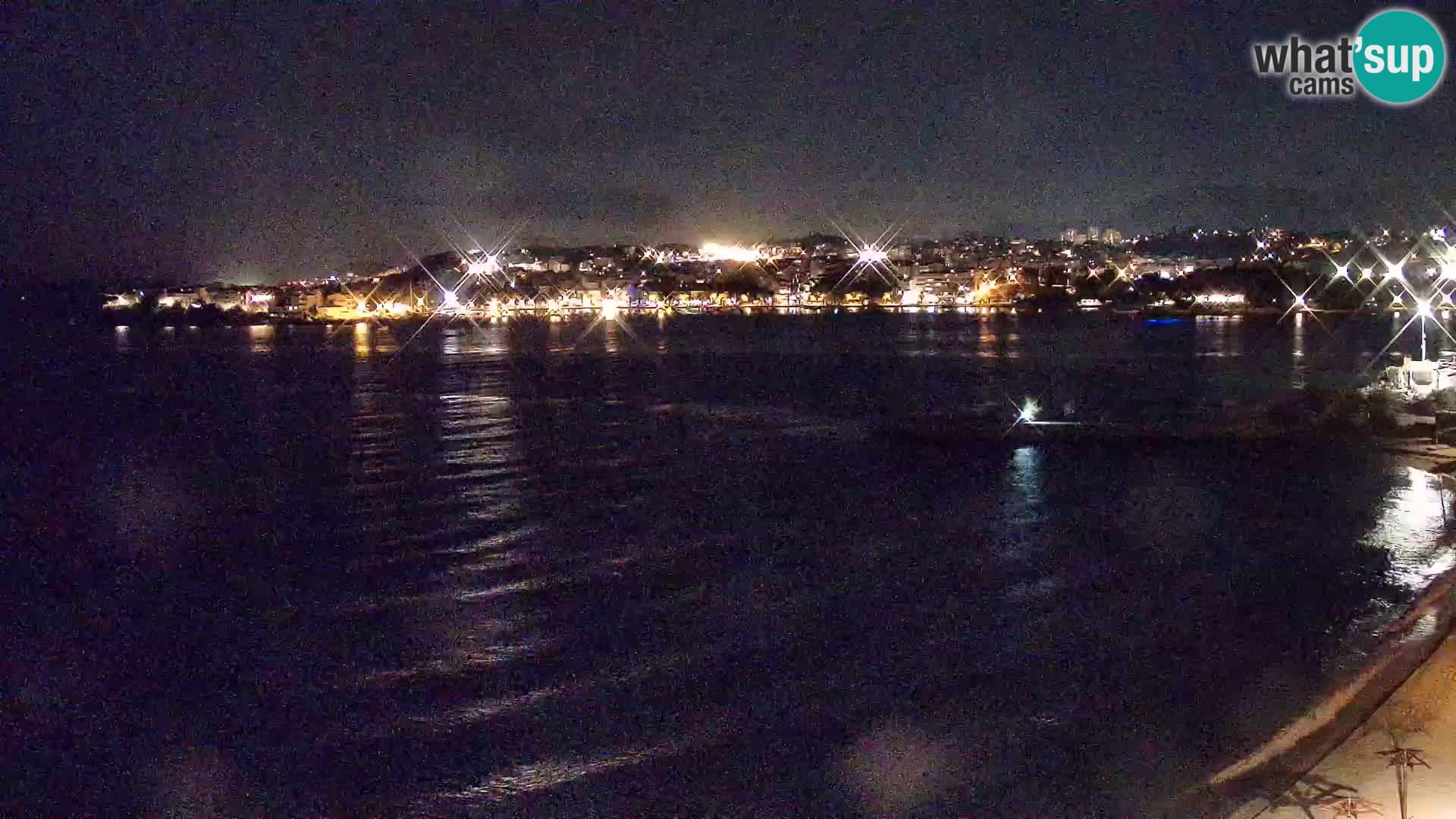 Webcam Playa de Podstrana – Vista en directo desde Hotel Split