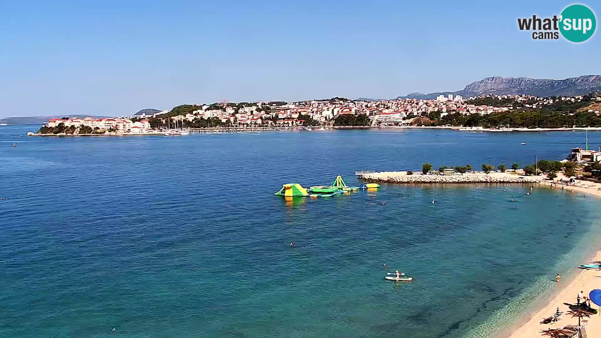 Webcam plage de Podstrana – Vue en direct depuis Hotel Split