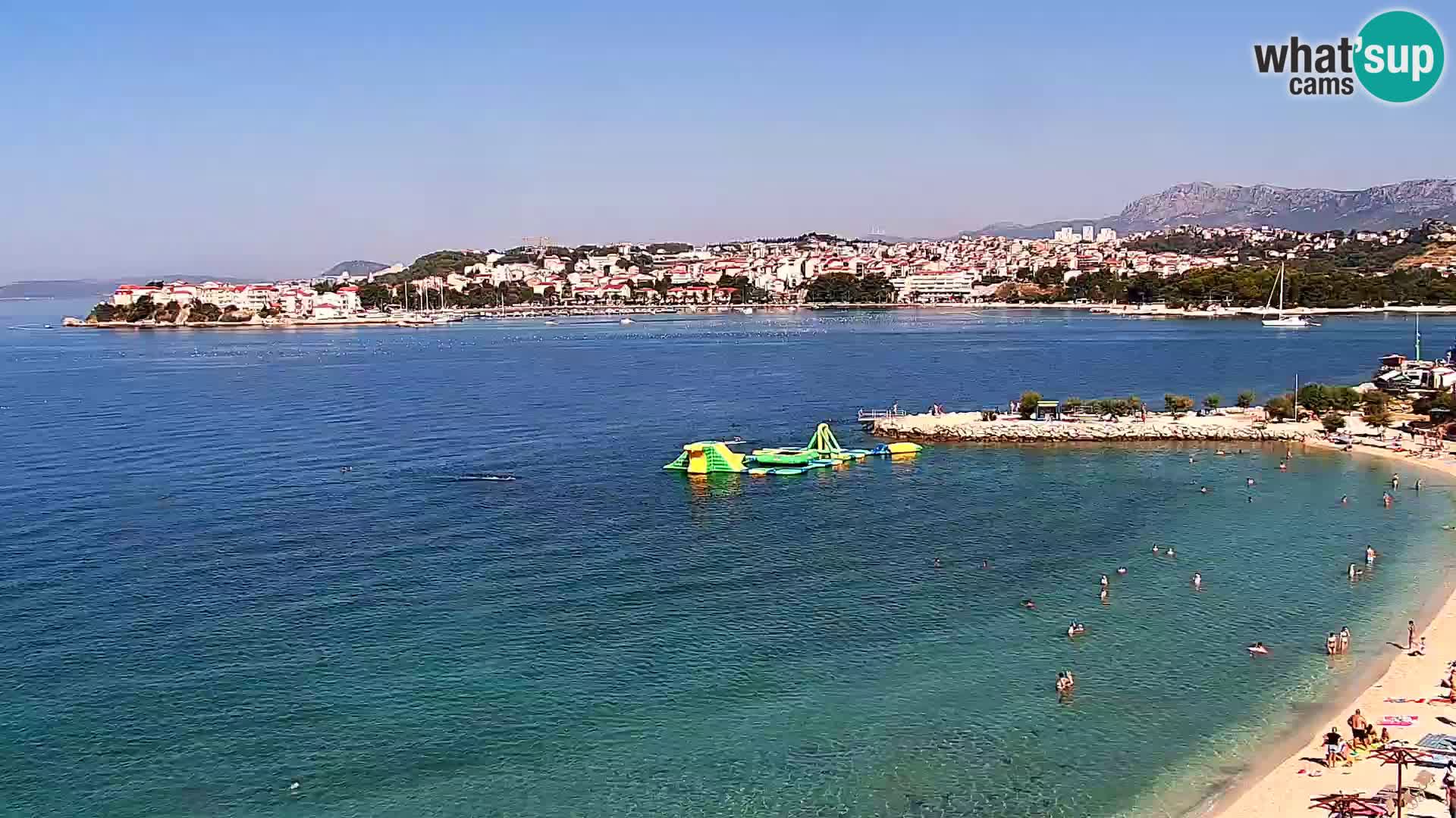 Web kamera Plaža Podstrana – Pogled uživo