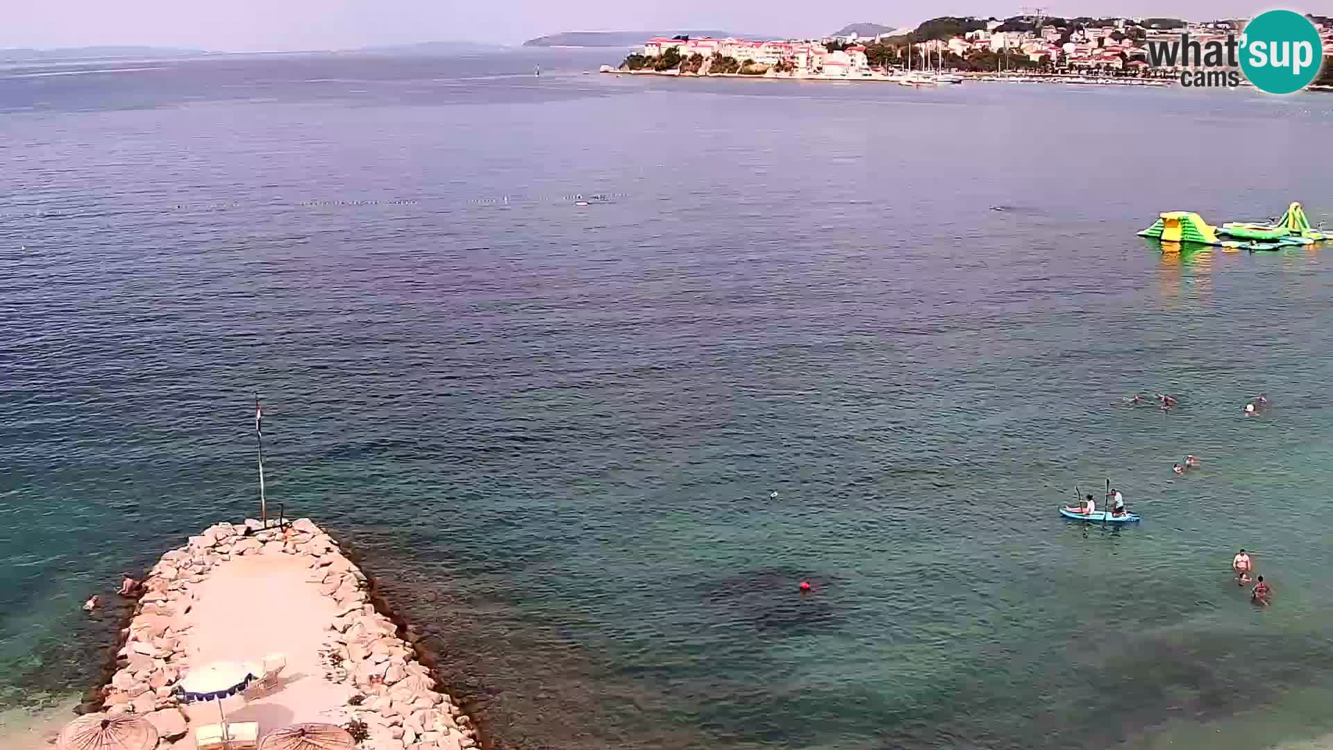 Webcam plage de Podstrana – Vue en direct depuis Hotel Split