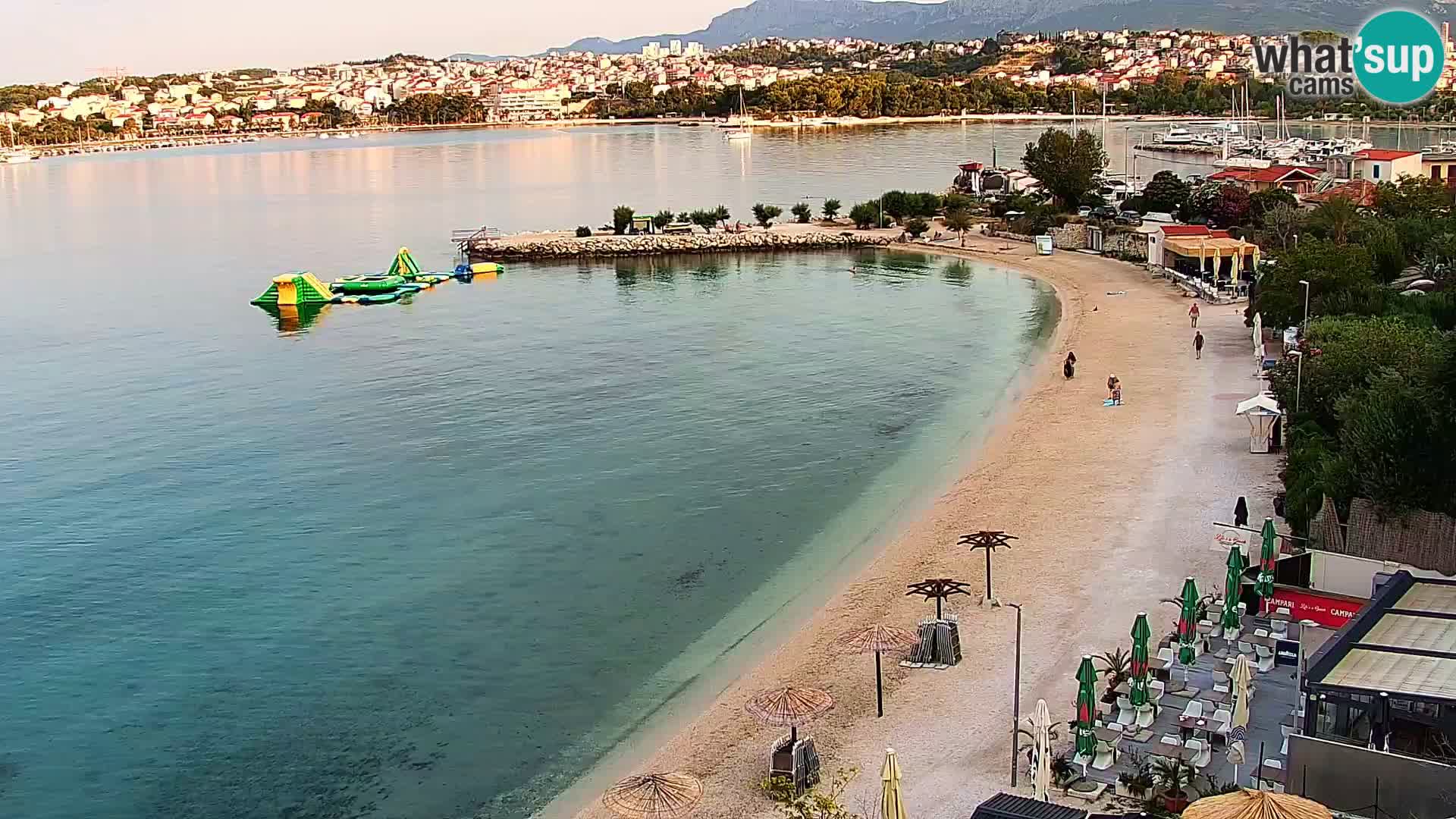 Webcam Playa de Podstrana – Vista en directo desde Hotel Split