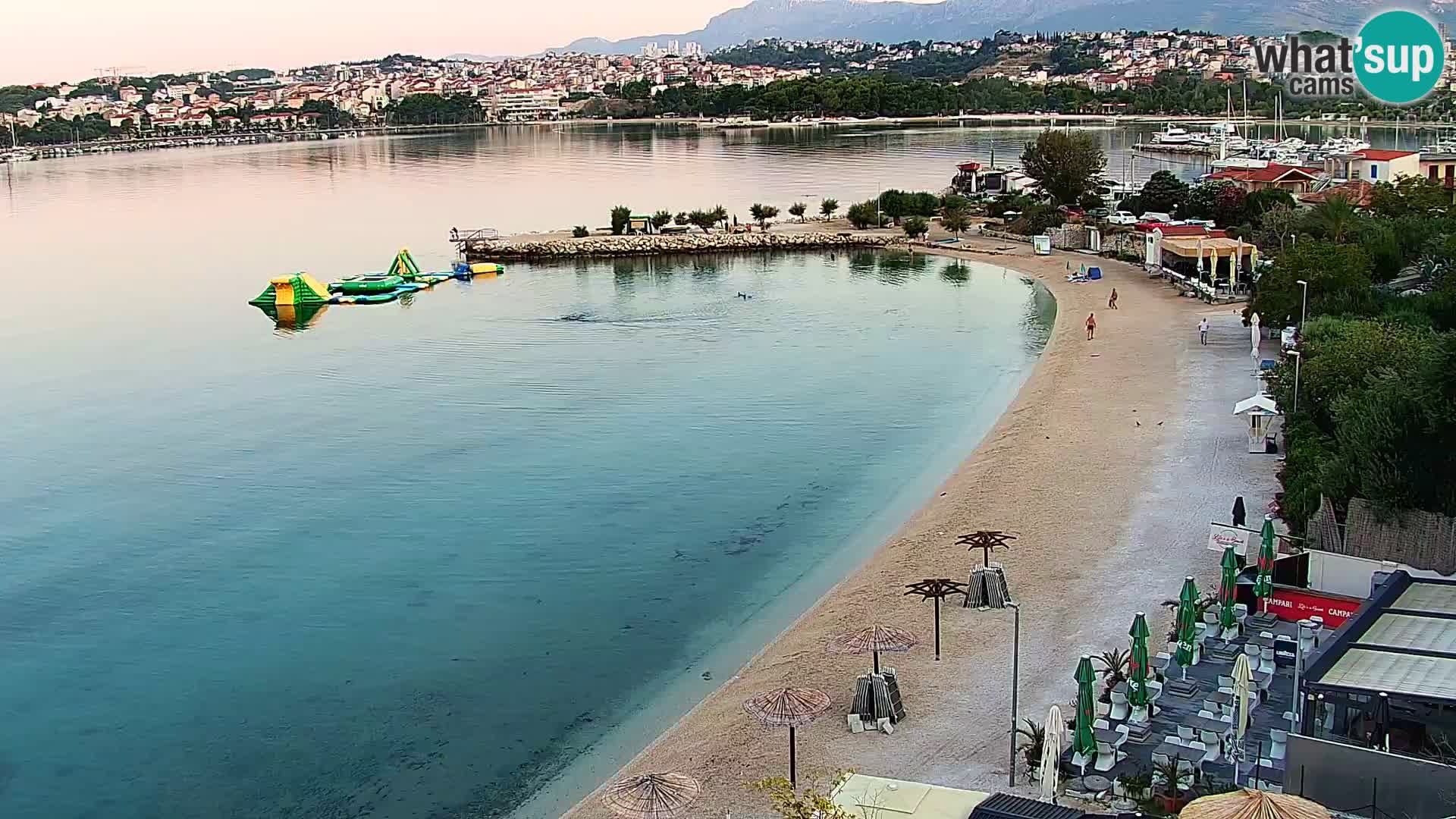 Webcam Playa de Podstrana – Vista en directo desde Hotel Split
