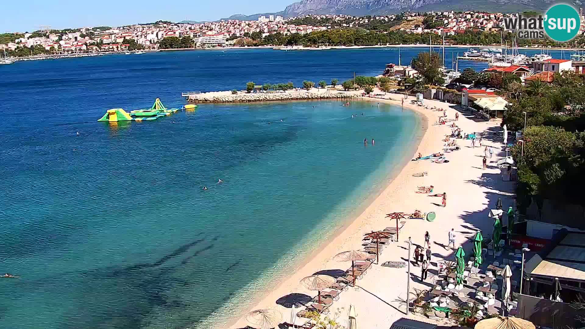 Web kamera Plaža Podstrana – Pogled uživo